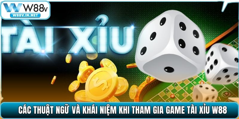 Các thuật ngữ và khái niệm khi tham gia game tài xỉu W88