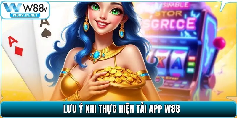 Lưu ý khi thực hiện tải app W88